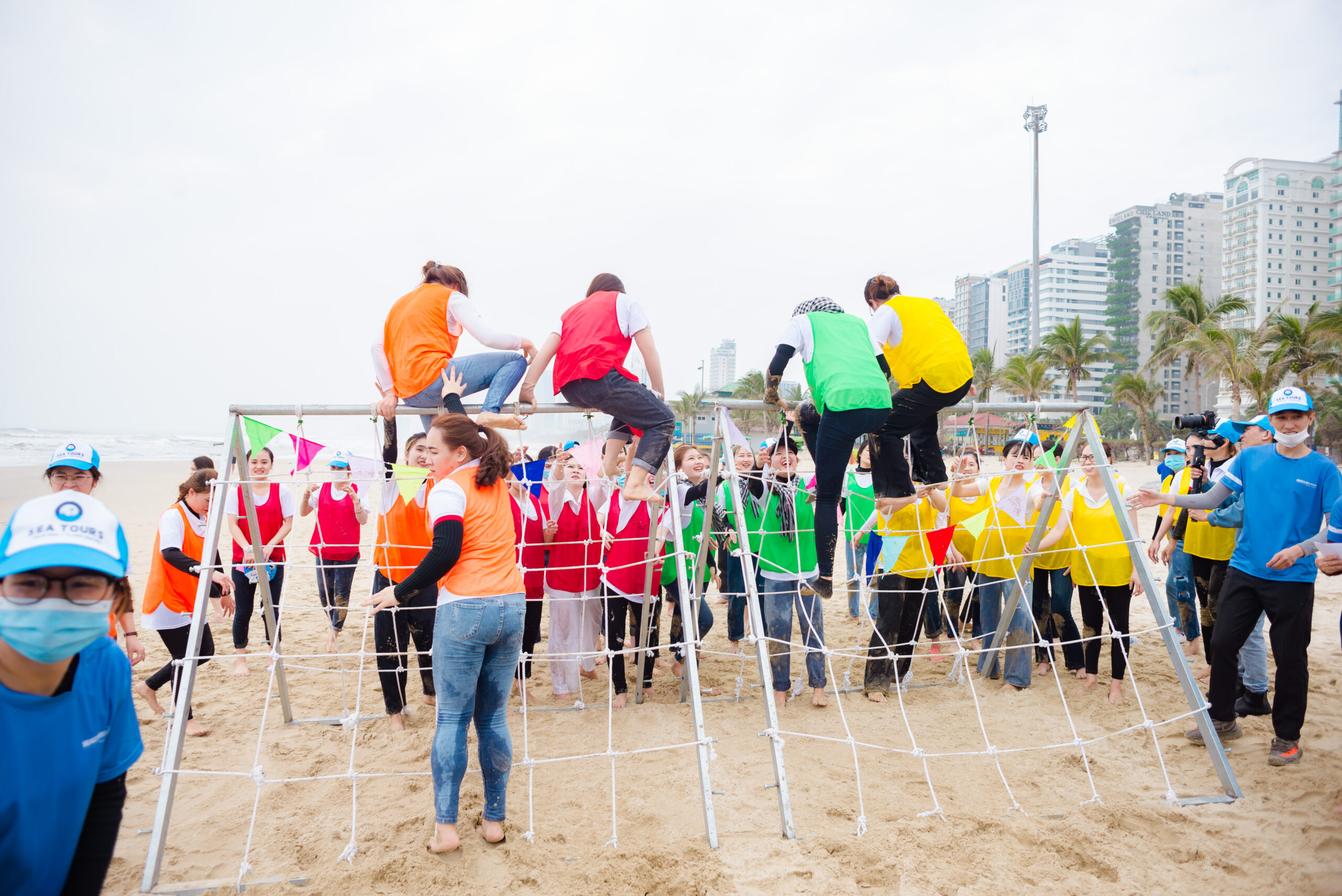  Team building Bãi biển